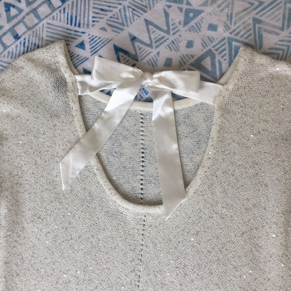 πHost Pick!π Sparkly WHBM Knit Top π - Picture 6 of 7